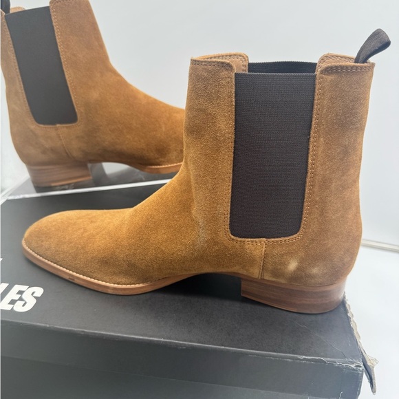 The Kooples Men\'s Tan Suede Chelsea Boots main image 15